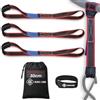 RUNAFLAMA - Cinghie di Fissaggio Piccole per Moto - Cinghie Moto Trasporto per fissare manubrio, telaio su Rimorchio, Portamoto, Portapacchi Auto - Rottura 2400 kgf per Cinghia - 4 Pezzi 30 cm Nero