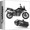 MOTOTOPGUN mivv scarico omologato cat-oem speed edge inox nero compatibile con suzuki v-strom 800 se 2023 2024 mototopgun