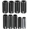 Bestgle Manicotto riduttore per pinza di tensione, 9 pezzi, 6-12,7 mm, fresa CNC | Foro 6-10 mm, diametro esterno 8-12,7 mm, acciaio per molle, ossidato nero, forza di serraggio precisa, fresatrice