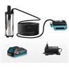 Eznaobo Pompa dell'acqua portatile pompa di drenaggio per batteria al litio Makita da 18 V, pompa di trasferimento da 21 V con cavo da 5 m, pompa dell'acqua elettrica per piscine, acquari, fontane, stagni e