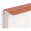 PILYON Maniglie Cassetti 2Pezzi Maniglia Invisibile Per Cassetto Armadio Armadio Maniglia In Alluminio Ad Arco Rosso Arancione Lunghezza 80mm