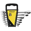 STANLEY FATMAX Set 7 chiavi combinate a cricchetto piatte