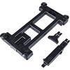 Basil Carrier Parts MIK - Piastra adattatore, colore: Nero