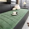 YSPZDQ Copri Seduta Divano 3/2/1/4 Posti, Copridivano per Cani, Topper Divano in Velluto a Coste Spesso Morbido Antiscivolo, per Divani Componibili(Green,70 x 150 cm)
