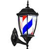 JHLP Lampada da palo da barbiere in stile classico - Insegna a LED impermeabile per parrucchiere e barbiere, luci rotanti a parete per interni ed esterni - Risparmia energia.