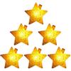 MURYE Set di 6 braccialetti luminosi a LED multicolore con luce a LED per feste e feste notturne