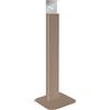 CASSETTE POSTALI ALUBOX ALUBOX Posacenere Da Esterno Autoportante 30X30X98 Cm Portacenere Da Esterno Made In Italy In Acciaio Inox E Alluminio Ideale Per Esercizi Commerciali (SABBIA)