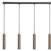 LEDKIA LIGHTING LEDKIA Lampada a Sospensione Alluminio Aritz 4 Faretti Bronzo