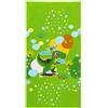 CARTOON Telo Mare Bambini 70x140 cm Dinosauro in Microfibra Asciugatura Rapida
