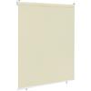 VA-Cerulean - Tenda a rullo per esterni, verticale, tenda avvolgibile per finestre, 140 x 240 cm, colore beige, protezione solare, resistente alle intemperie, oscurante, per finestre e porte