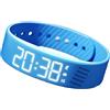 MEIION dotoxy Doxy Risveglio Garantito Orologio Sveglia Braccialetto con Vibrazione, Display LED, Contapassi, Monitor Sonno, USB Ricaricabile - Adatto per Uomo, Donna ed Adolescenti