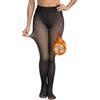 Runmeihe Collant Termici Donna, 220g Collant Compressione Graduata Donna, Doppio Foderato Stretch