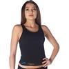 CzSalus Canotta Massaggio Anti-Cellulite con Caffeina e vitamina E - Taglia XXL, Colore Nero