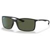 Ray-Ban 0rb4179 601s9a 62 Occhiali da Sole, Nero (Matte Black/Graymirrorsilverpolar), Uomo