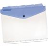 Beautone Buste forate con bottone A4 Beautone trasparenti - formato 21x29,7 cm (conf. 5)