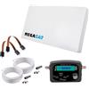 Does not apply Antenna Piatta Set - D2 Profi-Line (2 Utenti, Incl. 2 × 10 M Di Cavo, Satfinder,