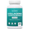 Bandini® Collagene e Acido Ialuronico - Collagene idrolizzato 120 compresse