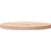 Genérico Piano Tavolo Ø30x2,5 cm in Legno Massello di Pino,Marrone,1.31kg,813644