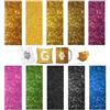 TriUnytion Infusible Transfer Ink Sheets, 10 Pezzi Carta di Trasferimento Infusibile Pre-Colorazione 11,5 x 30,5 cm Fogli di Inchiostro Infusibile per DIY T-Shirt, Tazze, Tessuti (Glitter)