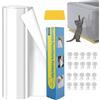 Lovcoyo Protezione Graffi Gatto, 30X500CM Protezione antigraffio per gatt, Divano Gatti Graffi Protezioni per Mobili per Divani, PVC Anti-Graffio Protector, Protezione per Divano Porta e mobilia