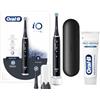 Oral-B Spazzolino Elettrico Ricaricabile iO6 Nero Con Custodia Da Viaggio + Dentifricio Rigenera Smalto & Gengive Classico 75 ml
