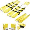 Doctorpoint Barella A Cucchiaio Pieghevole Hdpe - Peso 8kg - Portata 160kg - Completa Di 3 Cinture - Gialla