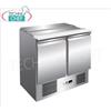 FORCAR - Saladette Refrigerata 2 Porte, Predisposto per 2 Bacinelle GN 1 1 e 3 da 1 6, Temp.+2 +8C