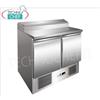 FORCAR - Saladette Refrigerata 2 Porte, predisposta per 5 Bacinelle GN 1 6, Temp.+2 +8C