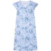 Women'secret Medium Nightdress Daily Garden Camicia da Notte da Donna, Blu, S