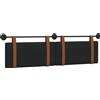 vidaXL Frontale pensile Uni Nero 190 x 55 x 5 cmPoliuretanoantico