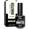 Benail Professional Benail Top Coat Master 15ml | Top Coat Senza Dispersione, HEMA Free, TPO Free, Extra Lucido, Autolivellante, Smalto Gel Unghie UV, Ricostruzione Gel Acrygel Acrilico. Made in Italy
