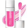 AOOWU Lip Gloss, Lucidalabbra di Natural Olio Idratante per Labbra, Olio Labbra Lucido e Ldratante Non Appiccicosa, Idratante Lucid Lips Oil Trasparente Lipgloss con Effetto Rimpolpante(#007)