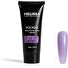 Melissa Professional Melissa Polygel Lavanda Glitter (14) 30ml - Gel Costruttore Professionale per Ricostruzione Unghie, Facile da Modellare, Alta Resistenza, Polimerizza in Lampada UV/LED, Finish Naturale e Brillante