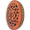 summvox Tamburo oceanico da 30,5 cm, tamburo per flusso d'acqua, disco di pioggia Waterfall, suono curativo, tamburo in legno onomatopeico per accompagnamento alle prestazioni
