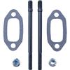 LIWaaGe Ricambio for prigionieri, dadi, bulloni e rondelle della marmitta della motosega 625/630 (5M x 6M, 5016865-01, 5032223-02).