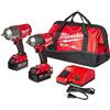 Milwaukee 2 pz M18 FUEL Auto Kit - 1/2 Impact Wrench e 3/8 Impact Wrench