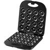 Generic Mini Donut Maker, Macchina Elettrica per Ciambelle Che Produce 16 Piccoli E Pratici Snack Non Compatti