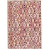 RugVista Nenax, Tappeto, Moderni, 100 x 160 cm, Rettangolare, Pelo corto, Soggiorno, Cucina, Lavabile solo a mano, oeko_tex_100, Rosso/Rosa
