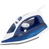Exquisit BD 3102 Web Vapore | 2600 Watt Rivestita in Ceramica | Ferro da Stiro con Piastra in Acciaio Inox | Sistema anticalcare | Bianco/Blu