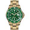 Lorenz Sport Ceramic 21065DD - Orologio sportivo da uomo - Orologio automatico in acciaio con ghiera in ceramica - Subacqueo fino a 100 metri