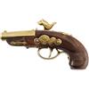 DENIX PISTOLA DECORATIVA DERINGER PHILADELA ORO