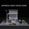 1/64 Scenario Diorama Parcheggio Sfondo Regali con Collezione di Luci
