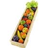 ODENWÄLDER Marzipan KONDITOREI GmbH Cesto regalo di frutta di marzapane Odenwald in una scatola di legno da 225 g. Contiene 15 g di frutta: banane, fragole, pere, arance, prugne Mirabelle, mele, prugne.