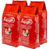 Lucaffé Lucaffè - Caffè in Grani Mamma Lucia 4 confezioni da 1 Kg | Caffè in Chicchi Interi da macinare per Espresso Cremoso | Tostatura Chiara | Gusto Intenso e Cremoso