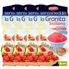 CAIYA 4X Dolfin Sensofreddo La Granita Siciliana con Succo di Fragola Pronta da Congelare 200ml