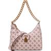 GUESS borsa a tracolla borsetta Centre Stage Abey Hobo Shell Logo rosa