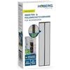 HOBERG Tenda per roulotte con zanzariera a strisce magnetiche XXL | Zanzariera per roulotte | Rete anti-insetti antipolline 60 x 195 cm, a chiusura automatica