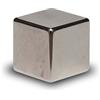 MAUL Magnete al neodimio, 20 x 20 x 20 mm (1 pezzo) | Magnete forte con forza adesiva di 20 kg | Magneti dal design moderno a cubo | Magnete per lavagna magnetica, lavagna bianca, argento