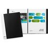 Durable 242301 - Duralook, portalistino per documenti f.to A4, etichetta personalizzabile, 30 buste termosaldate, dorso 20 mm, nero, conf. da 5 pezzi