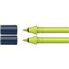 Schneider 040 cartucce Paint-It Twinmarker (Brush Tip - Pennello, inchiostro a base d'acqua, per l'applicazione su carta, 95% plastica riciclata) apple green 051